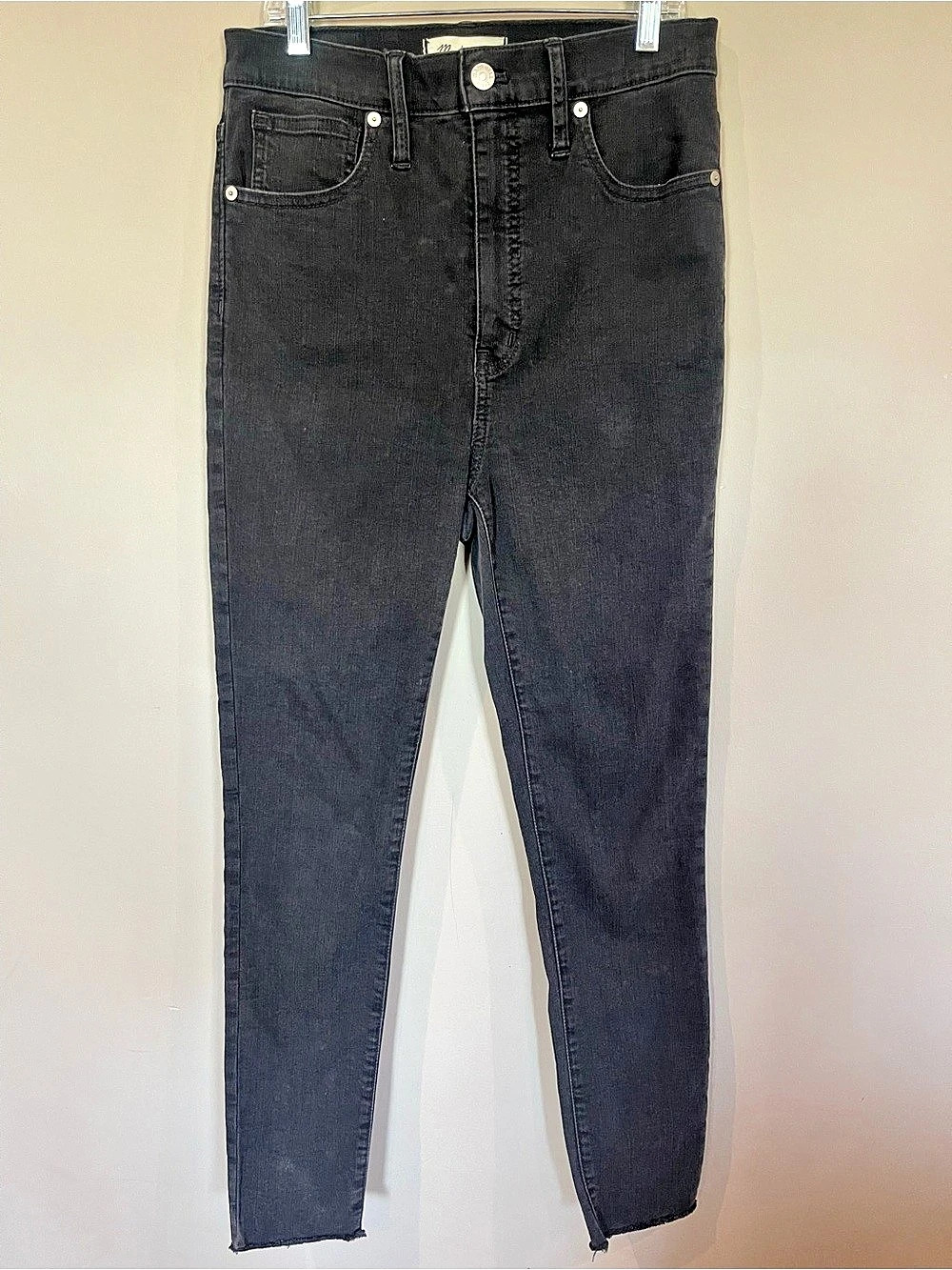 Madewell High-Rise Skinny Jeans Skinny Jeans in Black Waist 27